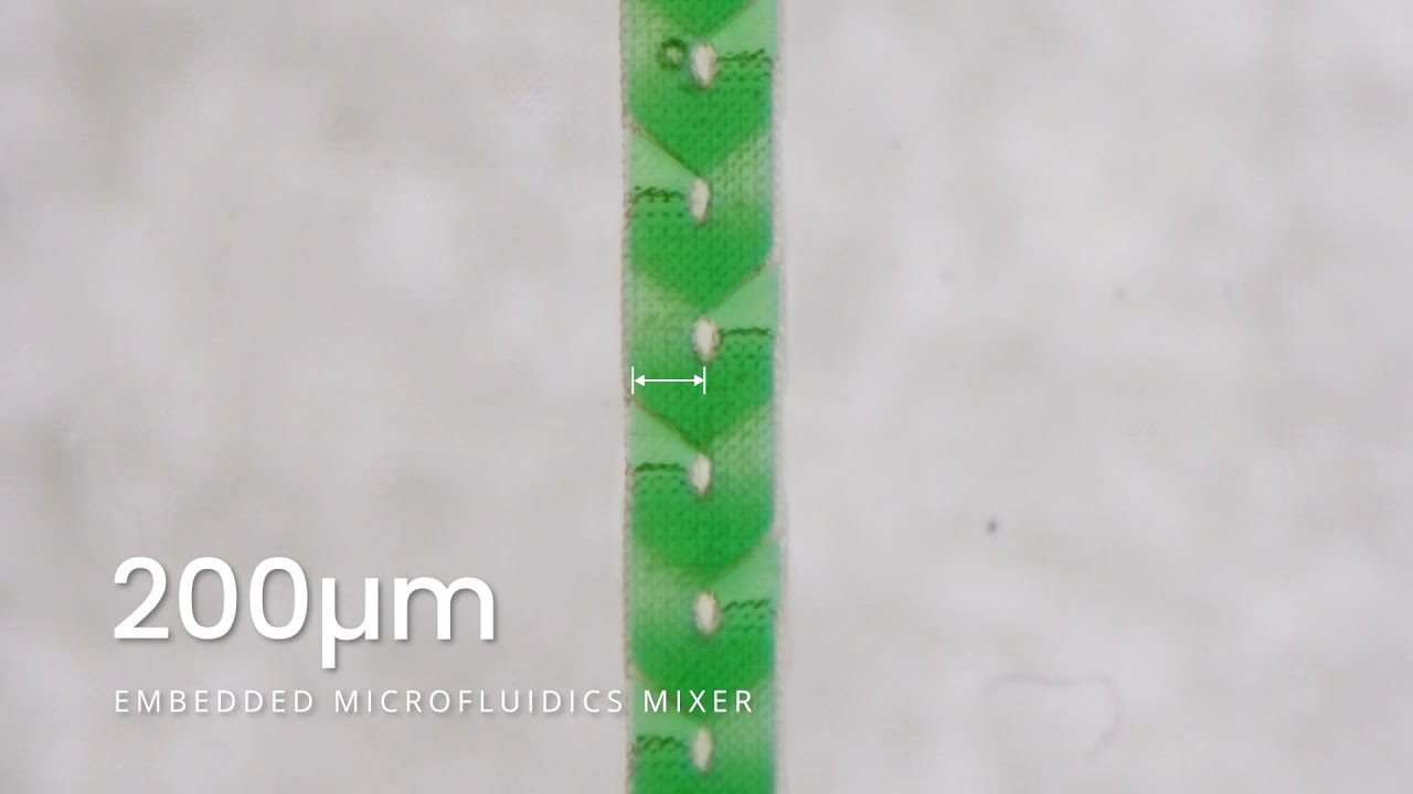 3D Print Embedded Microfluidic Mixer at Benchside in 1 Day 