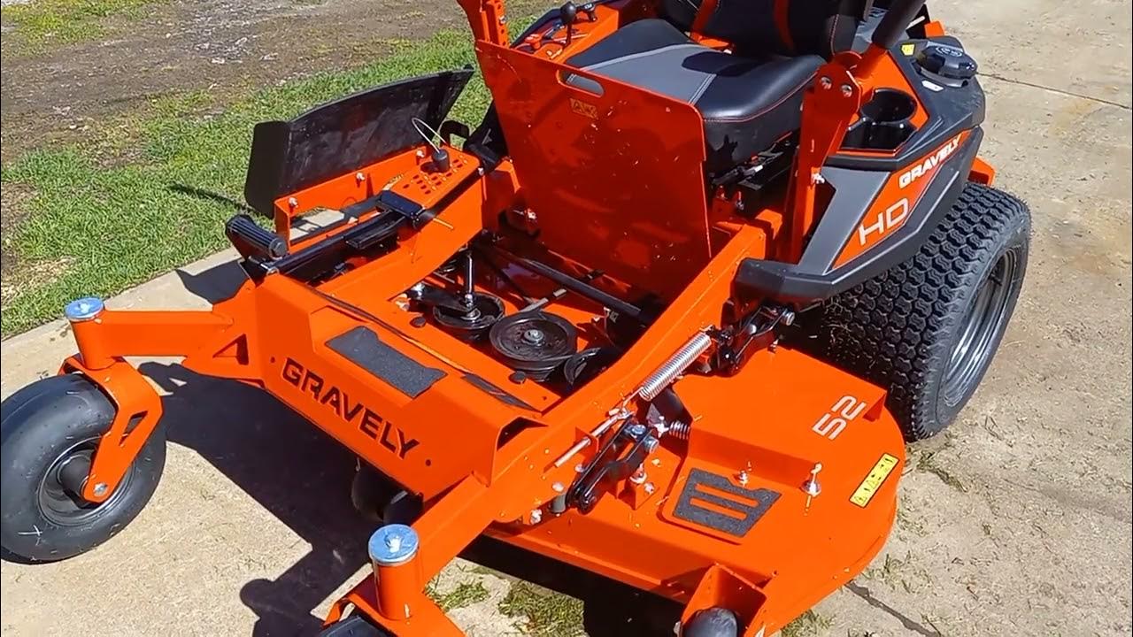 A brand new Gravely Zero Turn HD 52 inch YouTube