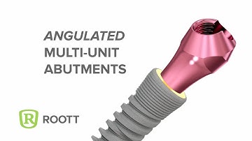 Angulated Multi-unit Abutments for ROOTT R