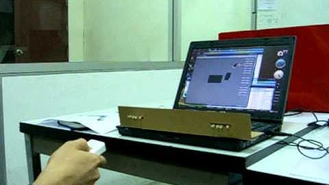 Wiimote interface for cutting and folding 3D digital model in architectural design