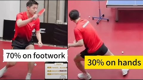 Zhang Jike: In training, 70% focuses on footwork, and 30% on the hands