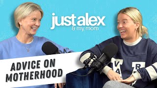 Mom & me talk raising jewish-christian kids, her advice & our thoughts on push presents