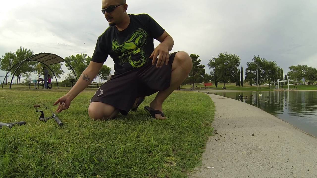 How to make a free and very effective fishing rod holder. YouTube