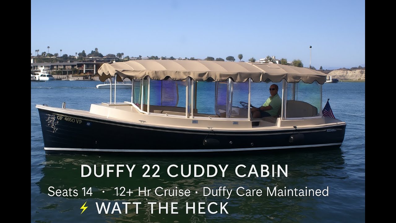 ⚡ DUFFY 22 CUDDY CABIN – Classic Elegance Meets Quiet Cruising  by South Mountain Yachts