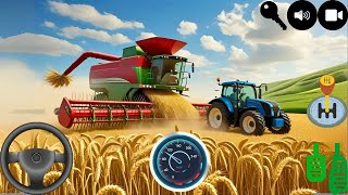 Realistic Farm Simulator 🚜 | Plowing, Seeding & Harvesting Gameplay 2025 screenshot 5