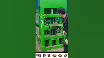 SYN2-5 interlocking clay soil brick press machine with automatic hydraulic system