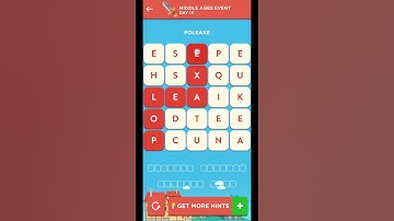 Wordbrain 2 Middle Ages Event May 20 2021  Wordbrain 2 Middle Ages Event Day 13