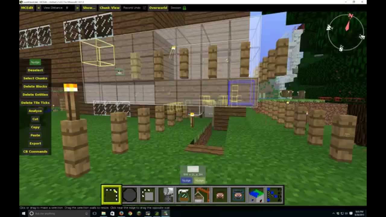 How to create a Minecraft schematic - YouTube