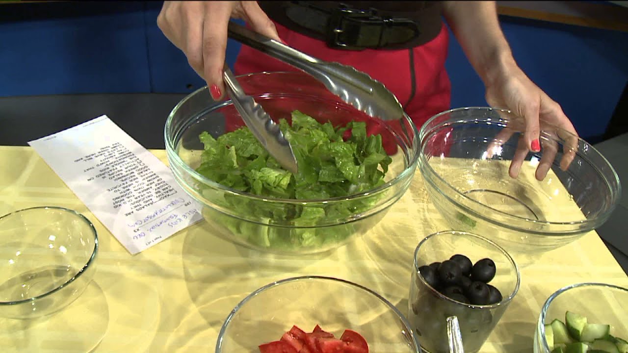 Greek Salad on Q13 FOX News   Cook With Amber