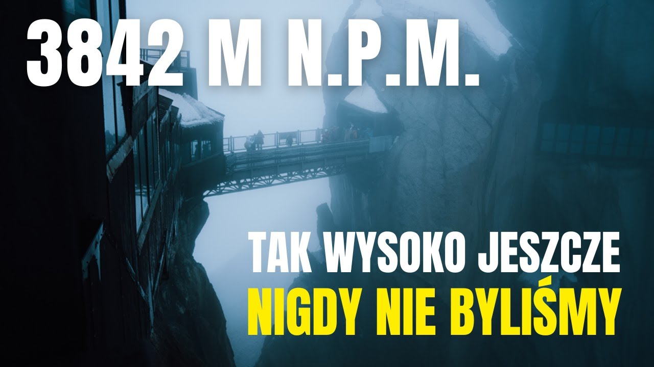 3842 m n.p.m. - tak wysoko jeszcze nigdy nie byliśmy... Aiguille du Midi