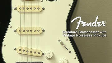Fender Standard Stratocaster with Vintage Noiseless Pickup Mod Review by Sweetwater