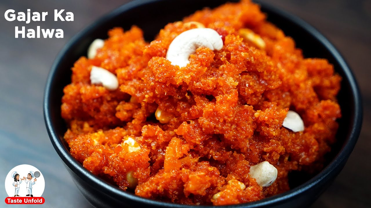 गाजर का हलवा - एकदम नए तरीके से मिंटो में बनाए | Gajar ka Halwa | Carrot Halwa | Taste Unfold