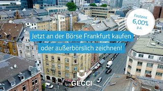 Gecci Anleihe Mit 6,00% P.a. Festzins