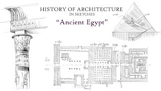 HISTORY OF ARCHITECTURE IN SKETCHES  'Ancient Egypt'