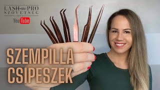 Szempilla Csipeszek