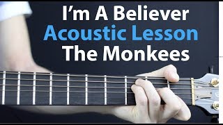 I39m a Believer The MonkeesSmash Mouth Acoustic Guitar Lesson