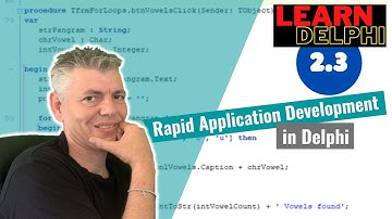 Learn Delphi Programming | Unit 2.3 | Rapid Application Development (RAD)