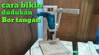 Making a hand drill holder | DIY drill press stands