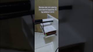 REVIEW ALAT ZINC PLATING MINI BARREL KAP 10 KG KE PELANGGAN