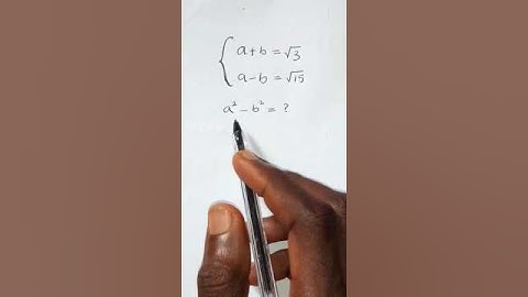 Different of two squares in algebra #algebra #different
