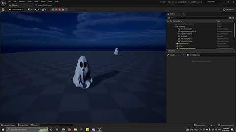 UE5 Experiments: Cloth simulation ghost