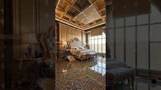 Ultra Realistic Luxury Royal Bedroom Build  AI Construction Timelapse 8K Before to After Transformat