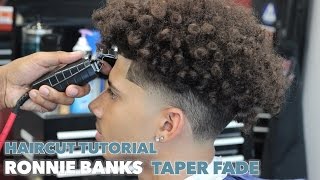 HAIRCUT TUTORIAL: RONNIE BANKS TAPER FADE