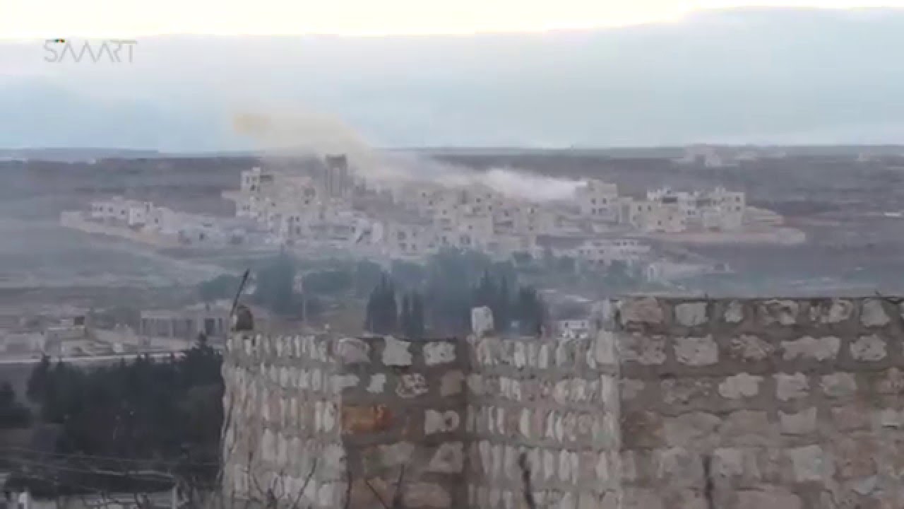 Side of the bombing incursions on the front of Nubl and Zahra