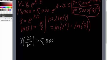 Calc 1: Exponential Growth and Decay (Step by Step) ptA
