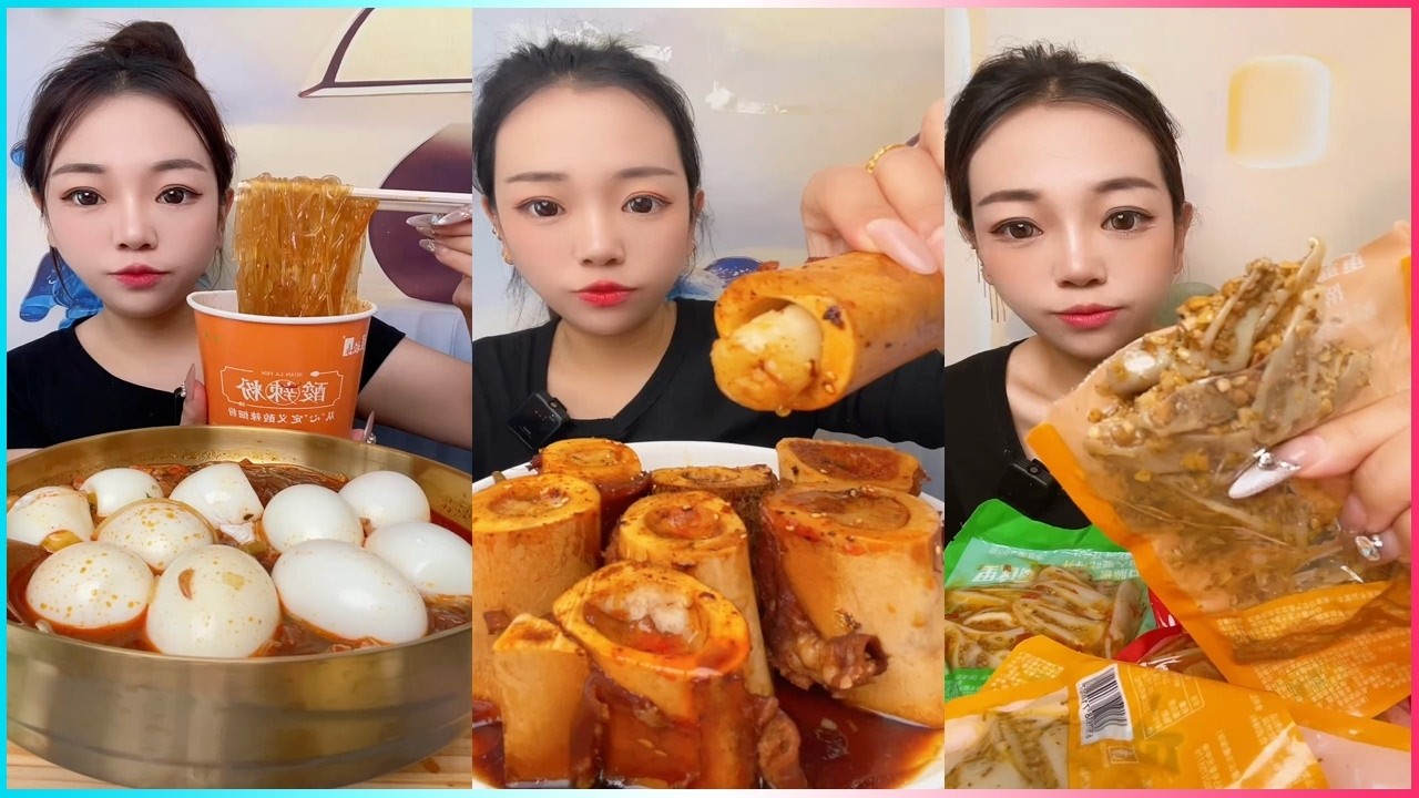 Tc Asmr EXTREME ASMR FOOD 🍜 Crunchy Eating Sounds! 먹방 Mukbang 美味しい食べ物 😍🔥 #asmr ...