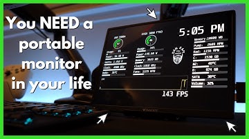 The Benefits of a Portable Monitor! A Review of the Wimaxit M1050C Portable Monitor!