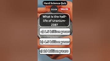 Hard Science Quiz Part 2: Test Your Knowledge! #quiz #shorts #sciencequiz #science