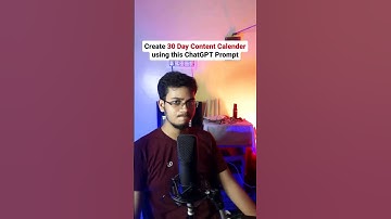 How To Create A 30-Day Content Calendar & Grow On Social Media #contentcreation #ai