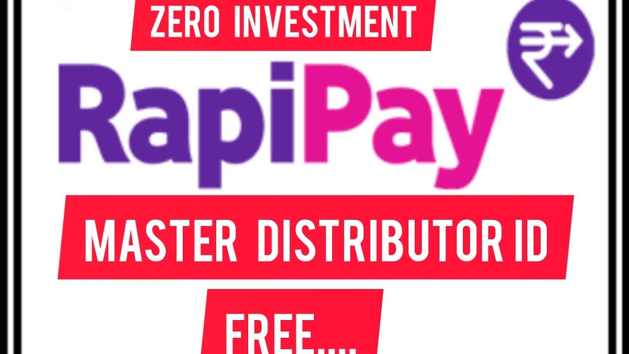 How to apply rapipay master distributor id