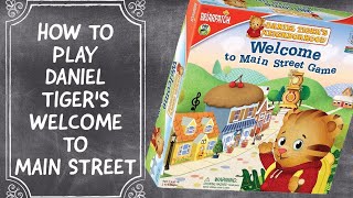 Daniel Tigers Welcome To Main Street Board Game Instructions