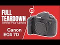 #025 Canon 7D Step-by-Step Disassembly - How to Service and Repair