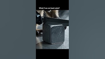 Cutting lead cube #asmr #asmrsounds #yt #ai #aifails #periodictable #science #shorts #asmrvideo