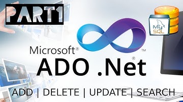 PART 1: VB.Net ADO MySQL ADD DELETE UPDATE SEARCH Tutorial