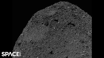 Spacecraft collects asteroid bits in amazing views from approach to stow