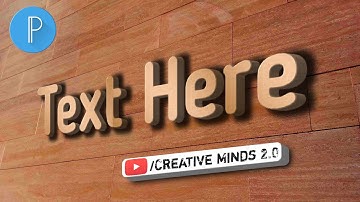 How to make 3D Text on  pixellab | 3D Wall logo Design | pixellab Editing |