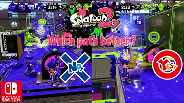Nintendo Splatoon 2 Which path better? Rainmaker Splat Charger Gameplay Multiplayer Switch