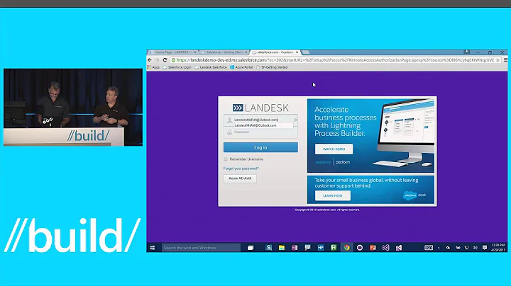 //Build 2015 - Building Apps that Consume Modern SaaS Endpoints with Visual Studio 2015