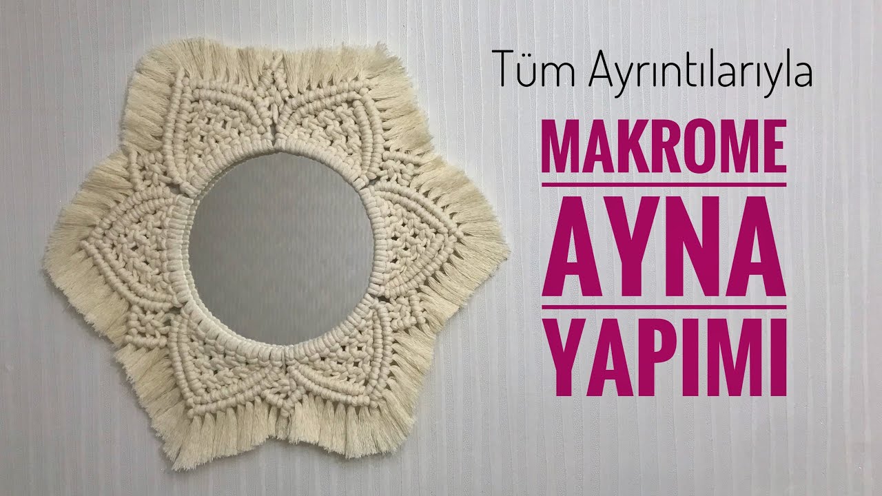 Kolay Makrome Ayna Yapımı | DIY Decoration Ideas | DIY with all the tricks 🌸