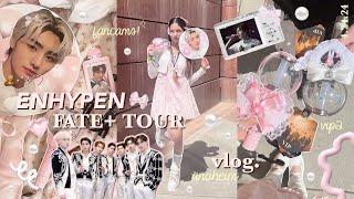 ENHYPEN FATE PLUS TOUR ₊˚.🪐⊹ kpop concert vlog, VIP2 experience, camping, grwm, fancams, etc !