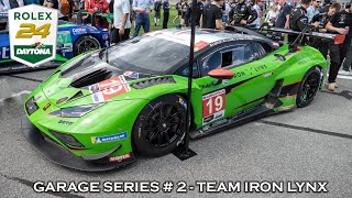 Rolex24 2024 Garage area #2 - Team Iron Lynx