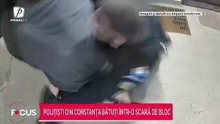 Polițiști Din Constanța Bătuți Într-O Scară De Bloc