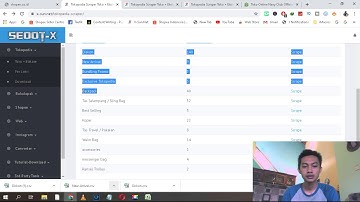 Tutorial 5   Cara Scrape Produk Tokopedia Peretalase Sedot X 2020