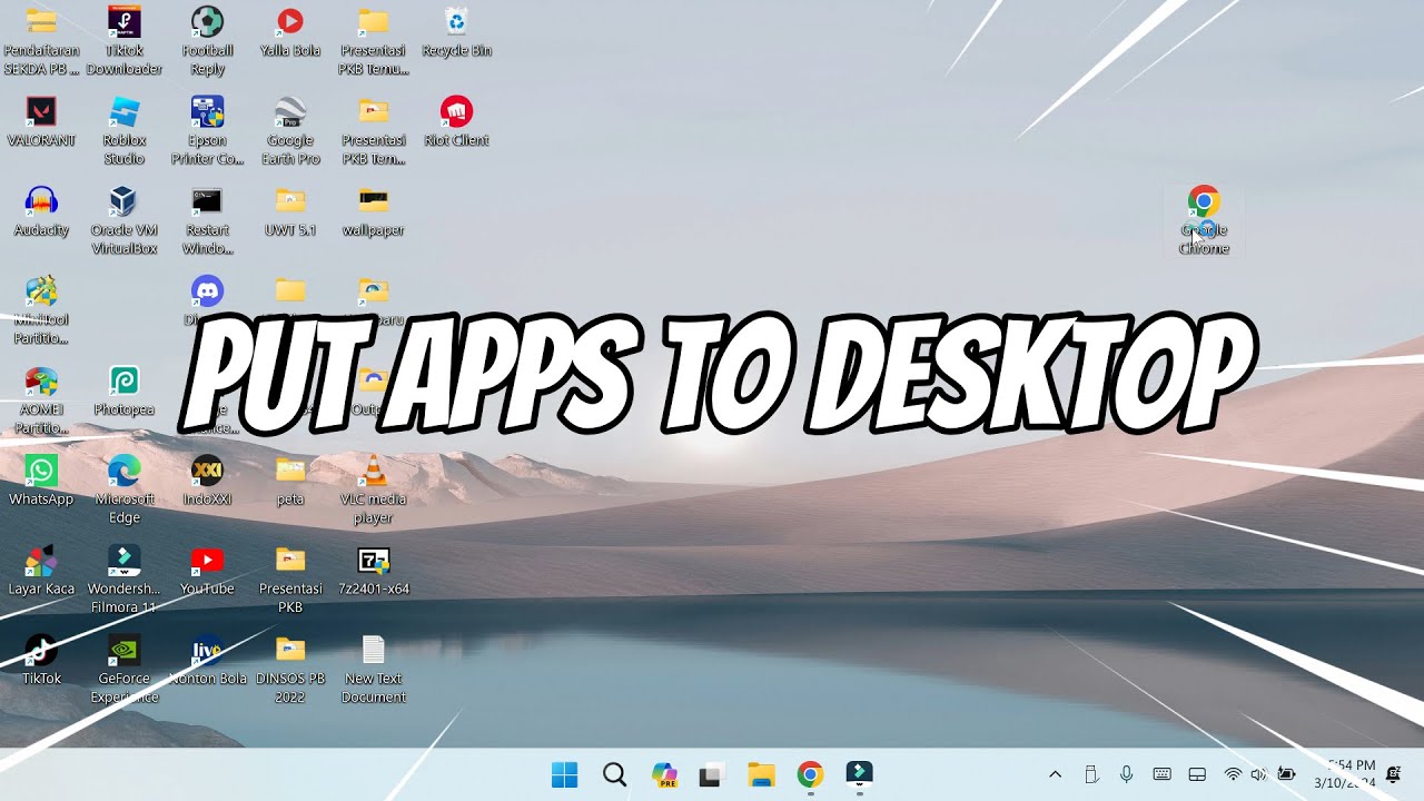How To Put Or Pin Apps To Desktop On Windows 11 YouTube