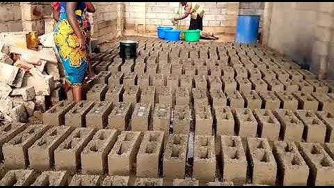 How to water your cement Blocks for curing...