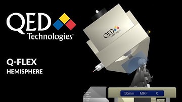 Q-flex MRF System Polishing a Hemisphere